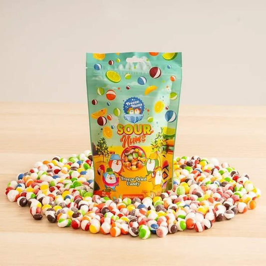 Sour Nums 5.1oz - Freeze Dried Candy - Sour Fruit Flavor